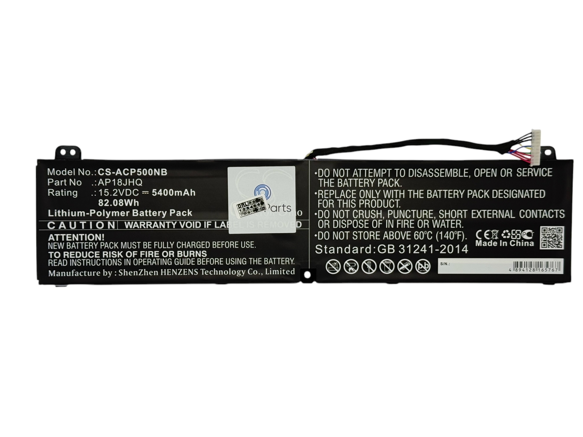 Baterie compatibila Acer AP18JHQ, ConceptD CC715-71, CC715-72P, CC715-91P, CN715-71, CN715-71P, CN715-72G, CN715-72P, CN715-73G, Predator Triton 500 PT515-51 [CLONE]